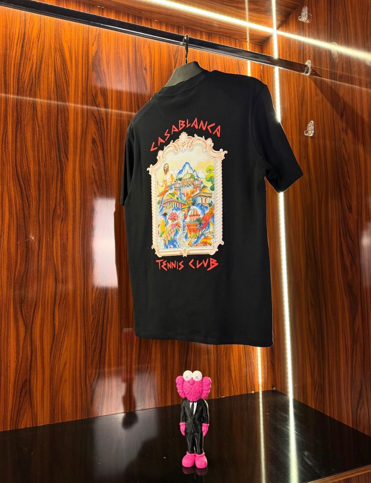 Casablanca “Tennis Club” Black Tee
